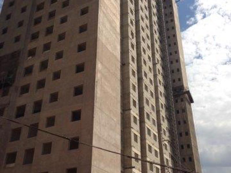 Ilustração artística - Foto Obra Abr/2014 - Fachada Torre A Fundos